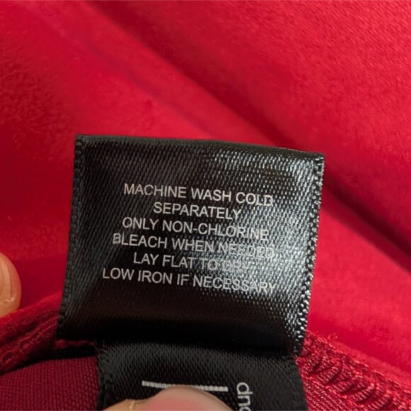 Marc New York Women's XS Car Coat Red Faux Suede Longline Button down - Picture 12 of 14